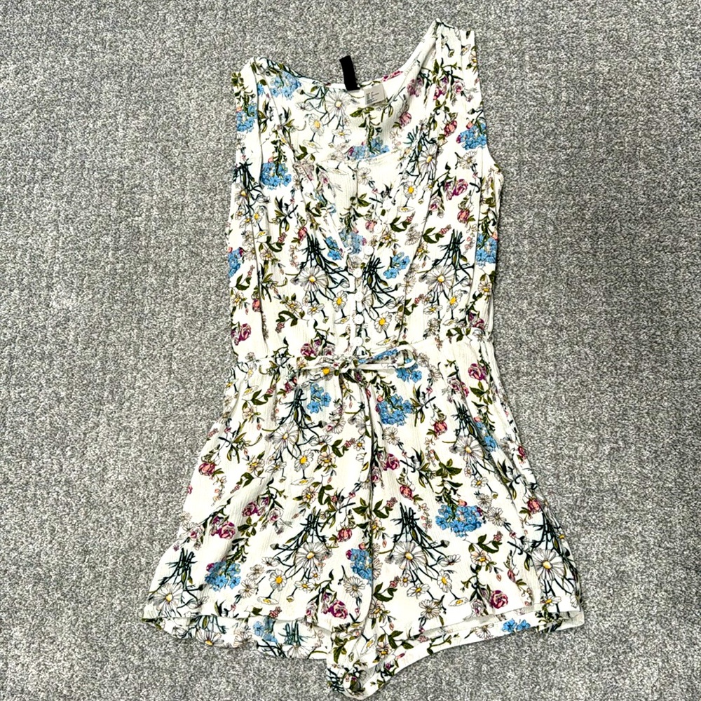Floral H&M Romper Size 4